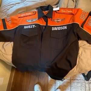 Vintage Harley Davidson Pit Crew shirt 100th anniversary